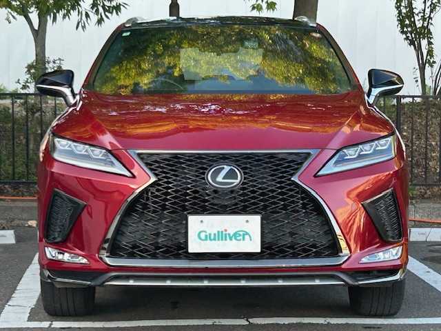 レクサス ＲＸ 300 Fスポーツ 宮城県 2020(令2)年 2.7万km レッドマイカクリスタルシャイン サンルーフ/純正SDナビ/バックカメラ/Bluetooth/CD/DVD/フルセグTV/レクサスセーフティシステム+/・プリクラッシュセーフティ/・レーダークルーズコントロール/・レーントレーシングアシスト/・オートマチックハイビーム/ヘッドアップディスプレイ/ブラインドスポットモニター/前後コーナーセンサー/MTモード付きAT/パドルシフト/パワーバックドア/ルーフレール/ステアリングヒーター/本革レザーシート/シートメモリー/ベンチレーション/シートヒーター/パワーシート/3眼LEDヘッドライト/オートライト/フォグランプ/前後ドライブレコーダー/純正ビルトインETC2.0/純正アルミホイール/純正フロアマット
