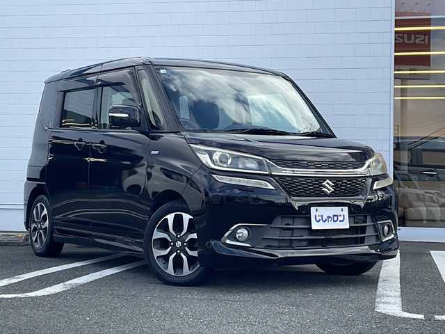 スズキ ソリオ バンディット HV MV 熊本県 2016(平28)年 7.5万km スーパーブラックパール (株)IDOMが運営する【じしゃロン熊本店】の自社ローン専用車両になります。こちらは現金またはオートローンご利用時の価格です。自社ローンご希望の方は別途その旨お申付け下さい　/純正ナビ/全方位カメラ/フルセグテレビ/DVD/CD/Bluetooth接続/シートヒーター/片側パワースライドドア/クルーズコントロール/純正アルミホイール