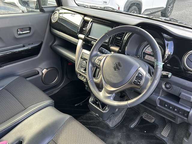 スズキ ハスラー Jスタイル Ⅱ ターボ 福島県 2016(平28)年 8.8万km クールカーキパールメタリック/ホワイト2トーンルーフ スズキセーフティサポート/・衝突被害軽減ブレーキ/・車線逸脱警報装置/・誤発進抑制装置/・ふらつき警報機能/・先行車発進お知らせ機能/社外ナビ/・型番：MDR-RC175/・フルセグTV/BT/CD/DVD/iPod/SD/FM/AM/前後ドライブレコーダー/・型番：MDR-RC175/革張りステアリング/・ステアリングスイッチ/・パドルシフト/・クルーズコントロール/ベンチシート/・フルフラットシート/・D+N席シートヒーター/ダウンヒルアシストコントロール/電動格納ミラー/・ウィンカーミラー/プッシュスタート/・スマートキー/・スペアキー1本/ルーフレール/LEDヘッドライト/・フォグランプ/・オートライト/純正ドアバイザー/純正15インチAW