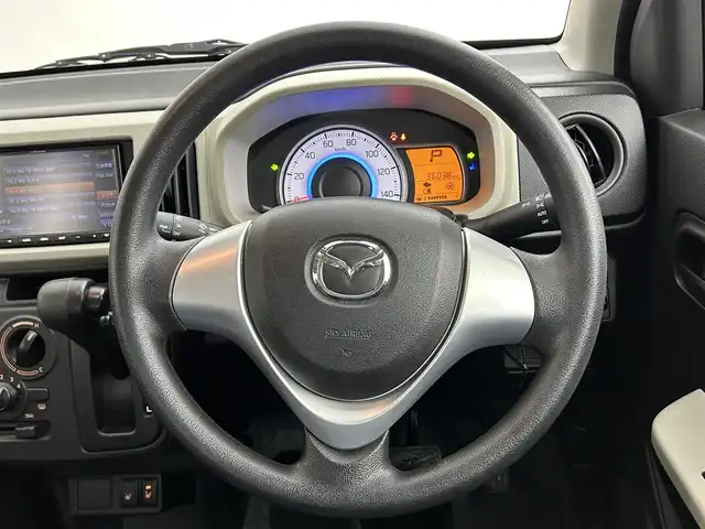 マツダ キャロル GL 道央・札幌 2019(令1)年 3.6万km スペリアホワイト ・Ｓｔｒａｄａナビ/・バックカメラ/・衝突軽減ブレーキ/・横滑り防止機能/・ＥＴＣ/・Ｂｌｕｅｔｏｏｔｈ＆ＣＤ/・アイドリングストップ/・レーンアシスト/・Ｄ＋Ｎ席シートヒーター/・オートライト/・社外フロアマット/・ハロゲンヘッドライト/・ベンチシート/・リモコンキー/・パワーウインドウ