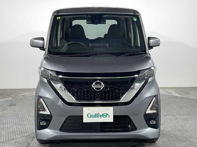 日産 ルークス HWS Gターボ プロパイロットED 広島県 2020(令2)年 3.2万km チタニウムグレーメタリック プロパイロット/インテリジェントアラウンドビューモニター/純正9型ナビ(MM319D-L)/・Bluetooth/・フルセグテレビ/・CD/DVD/両側パワースライドドア/インテリジェントエマージェンシーブレーキ/車線逸脱警報/踏み間違い衝突防止アシスト/オートマチックハイビーム/LEDヘッドランプ/LEDフロントフォグランプ/電動パーキングブレーキ/オートブレーキホールド/革巻きステアリングホイール/ドライブレコーダー/ETC/スマートキー