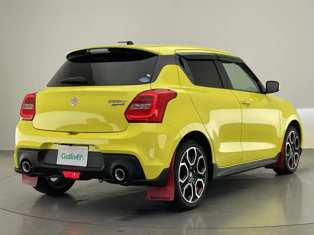 スズキ スイフト スポーツ セーフティPKG 愛知県 2019(令1)年 4.7万km チャンピオンイエロー 社外ナビ　フルセグＴＶ　Ｂｌｕｅｔｏｏｔｈ　バックカメラ　ＥＴＣ　デュアルセンサーブレーキ　衝突軽減　追従クルコン　車線逸脱　マッドフラップ　ＬＥＤオートライト　フォグランプ　ドライブレコーダー　禁煙