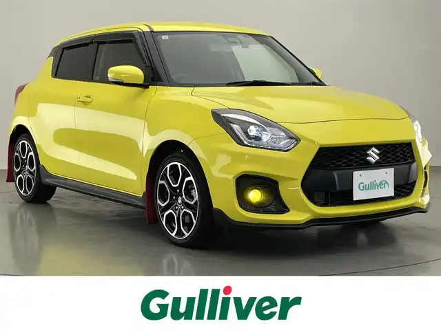 スズキ スイフト スポーツ セーフティPKG 愛知県 2019(令1)年 4.7万km チャンピオンイエロー 社外ナビ　フルセグＴＶ　Ｂｌｕｅｔｏｏｔｈ　バックカメラ　ＥＴＣ　デュアルセンサーブレーキ　衝突軽減　追従クルコン　車線逸脱　マッドフラップ　ＬＥＤオートライト　フォグランプ　ドライブレコーダー　禁煙