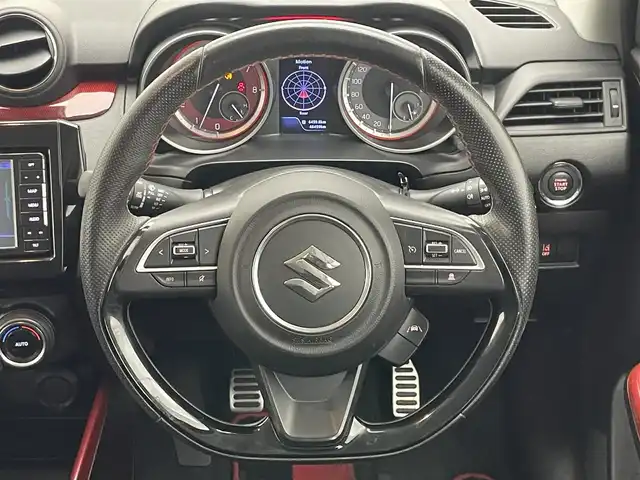 スズキ スイフト スポーツ セーフティPKG 愛知県 2019(令1)年 4.7万km チャンピオンイエロー 社外ナビ　フルセグＴＶ　Ｂｌｕｅｔｏｏｔｈ　バックカメラ　ＥＴＣ　デュアルセンサーブレーキ　衝突軽減　追従クルコン　車線逸脱　マッドフラップ　ＬＥＤオートライト　フォグランプ　ドライブレコーダー　禁煙