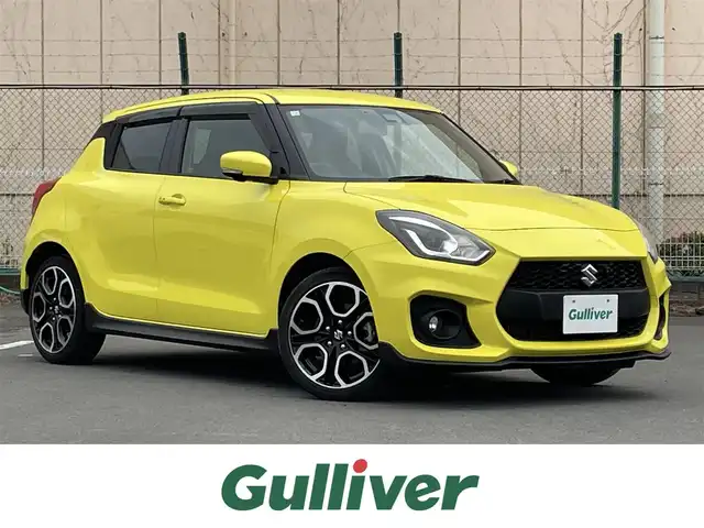 スズキ スイフト スポーツ セーフティPKG 東京都 2018(平30)年 1.9万km チャンピオンイエロー 純正ナビ/全方位モニター/デュアルカメラブレーキサポート/車線逸脱警報機能/アダプティブクルーズコントロール/シートヒーター/ＥＴＣ/ドライブレコーダー/横滑り抑制機能/ステアリングスイッチ