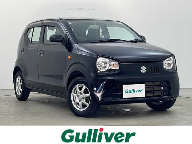 スズキ アルト F 秋田県 2019(令1)年 2.7万km ブルーイッシュブラックパール3 4WD/5MT/ポータブルナビ/純正オーディオ/AUX/シートヒーター/社外フロアマット/社外アルミホイール/ハロゲンライト/リモコンキー