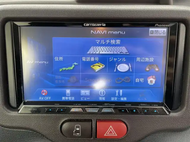 トヨタ スペイド G 富山県 2013(平25)年 6.8万km ブラックマイカ 4WD/社外ナビ（AM/FM/CD/DVD/SD/BT）/フロント/リア/サイドモデリスタエアロ/寒冷地仕様/片側パワースライドドア/シートヒーター/社外16インチAW/HIDヘッドライト/ETC/センターデフロック/オートライト/純正フロアマット