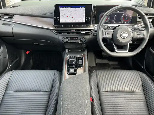 日産 オーラ G レザーエディション 奈良県 2023(令5)年 2.1万km ピュアホワイトパール / スーパーブラック 2トーン ワンオーナー/純正ナビ(フルセグTV/AM・FM/BT/AppleCarPlay/AndroidAuto/HDMI)/BOSEサウンド/ADVAN17インチアルミホイール/ローダウン(純正サスペンション積込)/アラウンドビューモニター/ビルトインETC2.0/プロパイロット/インテリジェントエマージェンシーブレーキ/インテリジェントクルーズコントロール/インテリジェントルームミラー/前方ドライブレコーダー/シートヒーター(D/N席)/ステアリングヒーター/純正フロアマット/スペアキー