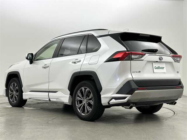 トヨタ ＲＡＶ４ ハイブリッドG 福岡県 2023(令5)年 3.1万km プラチナホワイトパールマイカ モデリスタエアロ/サンルーフ/純正10.5インチディスプレイオーディオナビ/プリクラッシュセーフティ/パーキングサポートブレーキ/車線逸脱/オートハイビーム/ブラインドスポットモニター/運転席パワーシート/ステアリングヒーター/前席シートヒーター／ベンチレーション/パワーバックドア/デジタルインナーミラー/レザーシート/ETC２．０