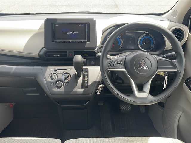 三菱 ｅＫワゴン M 秋田県 2021(令3)年 4.1万km スターリングシルバーM ４WD/ETC/純正AW/Bluetooth/ドアバイザー/運助シートヒーター/車線逸脱警報/先行車発進おしらせ/ふらつき警報/社外ドライブレコーダー
