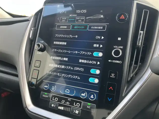 スバル クロストレック リミテッド 道南・函館 2024(令6)年 0.6万km クリスタルホワイトP /純正メモリナビ//フルセグＴＶ//ドライブレコーダー//全周囲カメラ//クルーズコントロール//コーナーセンサー//レーンキープアシスト//ＡＦＳ//パドルシフト//パワーシート//シートヒーター//ステアリングヒーター//スペアキー//スマートキー//フロアマット//ETC