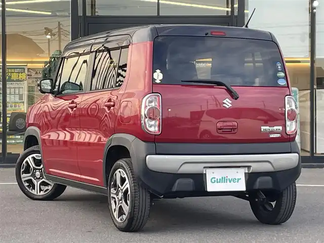 スズキ ハスラー X 茨城県 2017(平29)年 7.7万km フェニックスレッドパール/ブルーイッシュブラックパール 純正ナビ/【ラジオ・SD・iPod・TV・USB・BT・DISC・HDMI・VTR】/シートヒーター/全方位カメラ/ETC/前後ドラレコ/アイドリングストップ/ステリモ/オートライト/Fフォグ/キセノンライト/純正フロアマット/純正アルミホイール/横滑り防止装置/レーンキープアシスト/衝突被害軽減システム