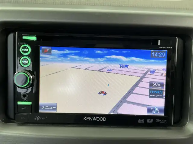 ダイハツ ムーヴ コンテ X 群馬県 2011(平23)年 7.3万km コットンアイボリー 社外６．１型ナビ　アイドリングストップ　ヘッドライトレベライザー　電動格納ミラー　オートエアコン　ドアバイザー　純正フロアマット　Ｗエアバック　ＰＷウィンドウ　ベンチシート　ワンセグ　スマートキー