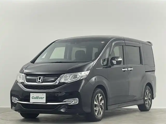 ホンダ ステップワゴン スパーダ アドバンスパッケージ β 埼玉県 2016(平28)年 7.5万km プレミアムスパークルブラックパール 純正８型ナビ　Ｂｌｕｅｔｏｏｔｈ　バックカメラ　純正９インチフリップダウンモニター　両側パワースライドドア　レーダークルーズコントロール　スペアキー　コーナーセンサー　衝突軽減　アイドリングストップ
