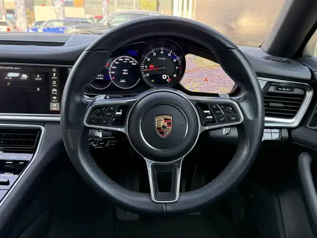 ポルシェ パナメーラ 4S 静岡県 2017(平29)年 1.9万km 黒 レザーシート/電動リアゲート/BSM/BOSEサウンド/純正ナビ/(CD/DVD/BT/CarPlay/フルセグ)/バックカメラ/ACC/LKA/パーキングアシスト/メモリー付パワーシート/全席シートヒーター/キーレスキー/ETC/純正フロアマット/純正20インチアルミホイール/保証書/取説/スペアキー