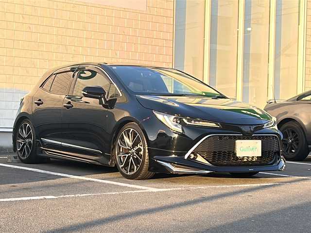 トヨタ カローラ スポーツ ハイブリッドG Z 静岡県 2018(平30)年 5.7万km アティチュードブラックマイカ /純正9インチナビ/地デジTV//純正CD/DVD/Bluetooth//バックカメラ//モデリスタエアロ//純正18インチAW//セーフティセンス//レーダークルーズコントロール//ビルトインETC//スマートキー//保証書//取説