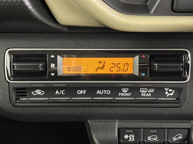 スズキ ハスラー HYBRID G 秋田県 2024(令6)年 0.5万km アクティブイエロー/ガンメタリック2トーン 4WD/セーフティサポート　/社外SDナビ　/　　CD/DVD/BT/フルセグTV/バックカメラ　/レーダークルーズコントロール　/LEDオートライト　/前席シートヒーター　/純正15インチアルミホイール　/オートマチックハイビーム　/アイドリングストップ/レーンキープアシスト/スマートキー　/ETC