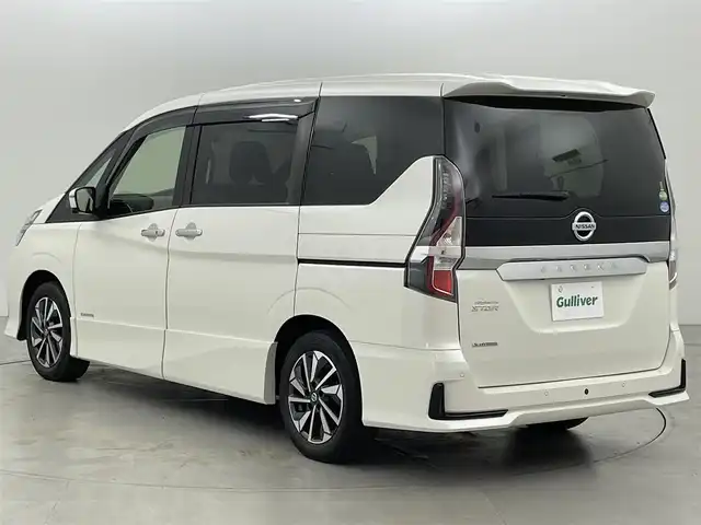 日産 セレナ ハイウェイスター V 福岡県 2020(令2)年 2.3万km ブリリアントホワイトパール 後席モニター　/純正１０型ナビ　/ドラレコ　/ＥＴＣ　/全方位カメラ　/障害物センサー　/ＡＣＣ　/エマージェンシーブレーキ　/レーンキープ　/ＢＳＷ　/パーキングアシスト　/両側電動スライドドア　/Ｗエアコン　/ＬＥＤライト