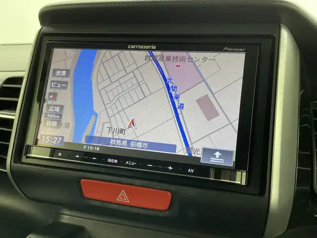 ホンダ Ｎ ＢＯＸ ターボ SSパッケージ 群馬県 2014(平26)年 7.3万km プレミアムホワイトパール 社外７インチナビ　バックカメラ　クルーズコントロール　両側パワースライドドア　衝突軽減ブレーキ　ステアリングスイッチ　パドルシフト　ＨＩＤヘッドライト　オートライト　純正アルミホイール　ＥＴＣ　禁煙車