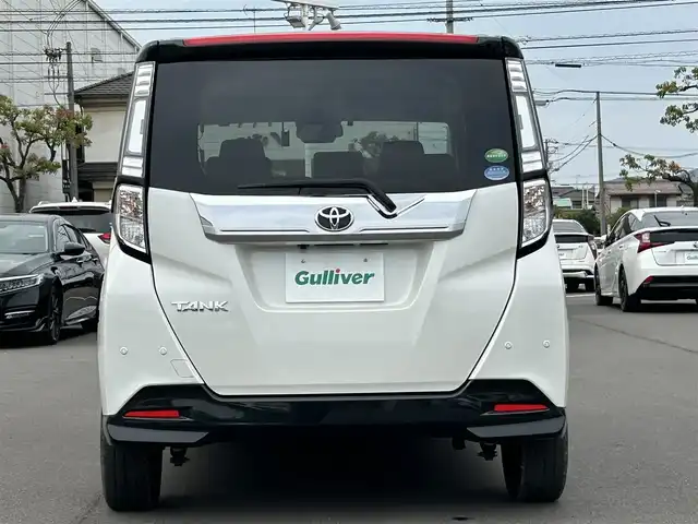 トヨタ タンク カスタムG－T 岡山県 2020(令2)年 3万km ブラックマイカメタリック/パールホワイト2トーン 純正ナビ　/両側パワースライドドア/衝突軽減システム　/クルーズコントロール　/横滑り防止装置　/盗難防止装置　/パーキングアシスト　/Bカメラ　　/純正アルミホイール　　/Bluetooth　/オートマチックハイビーム