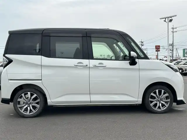 トヨタ タンク カスタムG－T 岡山県 2020(令2)年 3万km ブラックマイカメタリック/パールホワイト2トーン 純正ナビ　/両側パワースライドドア/衝突軽減システム　/クルーズコントロール　/横滑り防止装置　/盗難防止装置　/パーキングアシスト　/Bカメラ　　/純正アルミホイール　　/Bluetooth　/オートマチックハイビーム