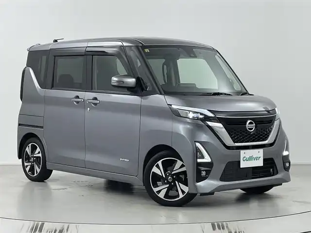 日産 ルークス HWS Gターボ プロパイロットED 埼玉県 2020(令2)年 2.6万km チタニウムグレーメタリック 純正9インチナビ　MM319D-L/全方位カメラ/前方ドライブレコーダー/ETC/プロパイロット/車線逸脱警報/先行車発進お知らせ機能/標識認識機能/衝突軽減ブレーキ/クリアランスソナー/ふらつき警報/電子パーキングシステム/オートブレーキホールド/プッシュスタート/ロールサンシェード/ウィンカーミラー/純正フロアマット/純正ドアバイザー/純正15インチアルミホイール