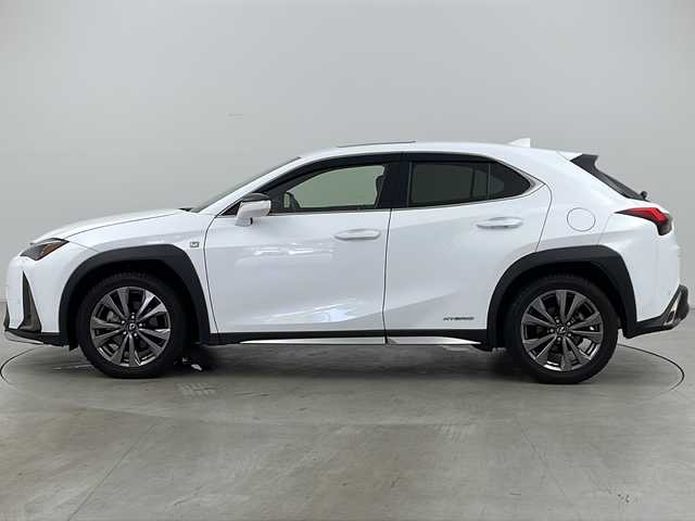 レクサス ＵＸ 250h Fスポーツ 道央・札幌 2019(平31)年 7.2万km ホワイトノーヴァガラスフレーク ・4WD/・純正SDナビ(BT.CD.DVD・TV)/・バックカメラ/・レクサスセーフティセンス/・ブラインドスポットモニター/・レーダークルーズコントロール/・レザーシート/・パワーバックドア/・前席シートヒーター/・前席エアシート/・サンルーフ/・ステアリングヒーター/・オートハイビーム/・オートライト/・LEDヘッドライト/・スマートキー/・スペアキー