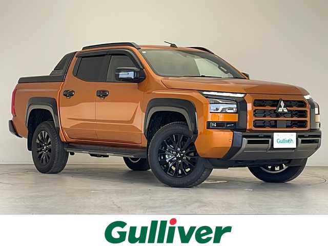 三菱 トライトン GSR 愛知県 2024(令6)年 0.2万km オレンジ 衝突軽減システム/純正ディスプレイオーディオ（ナビあり）/全方位カメラ/レーダークルーズコントロール/シートヒーター/フルセグ/Bluetooth/バックカメラ/パワーシート/コーナーセンサー/純正アルミホイール/ルーフレール/ブラインドスポットモニター/LEDヘッドライト/ステアリングヒーター/ダウンヒルアシストコントロール/オートマチックハイビーム/ETC/ステアリングスイッチ/スマートキー/プッシュスタート