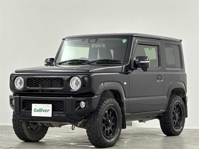 スズキ ジムニー XC 埼玉県 2021(令3)年 2.8万km ブルーイッシュブラックパール3 純正８型ナビ　フルセグ　ＢＴ　ＤＶＤ　クルーズコントロール　前席シートヒーター　ビルトインＥＴＣ　ショウワガレージ１６インチＡＷ＆フロントグリル　ロッソモデロ２本出しマフラー　ＦＲバンパー純正色塗装