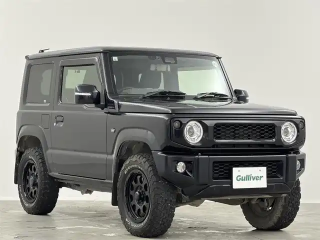 スズキ ジムニー XC 埼玉県 2021(令3)年 2.8万km ブルーイッシュブラックパール3 純正８型ナビ　フルセグ　ＢＴ　ＤＶＤ　クルーズコントロール　前席シートヒーター　ビルトインＥＴＣ　ショウワガレージ１６インチＡＷ＆フロントグリル　ロッソモデロ２本出しマフラー　ＦＲバンパー純正色塗装