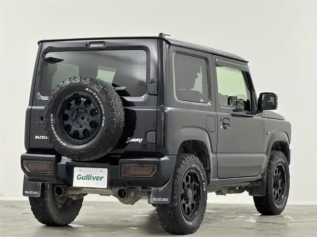 スズキ ジムニー XC 埼玉県 2021(令3)年 2.8万km ブルーイッシュブラックパール3 純正８型ナビ　フルセグ　ＢＴ　ＤＶＤ　クルーズコントロール　前席シートヒーター　ビルトインＥＴＣ　ショウワガレージ１６インチＡＷ＆フロントグリル　ロッソモデロ２本出しマフラー　ＦＲバンパー純正色塗装