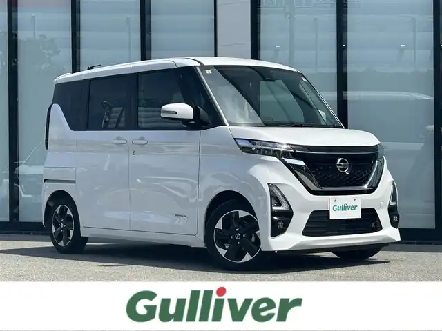 日産 ルークス ハイウェイスター X 大阪府 2023(令5)年 1.5万km ホワイトパール 社外ナビ/   TV/CD/Bluetooth/全方位モニター/衝突軽減ブレーキ/横滑り防止装置/コーナーセンサー/片側パワースライドドア/アイドリングストップ/ステアリングスイッチ/純正14インチアルミホイール/純正フロアマット/プッシュスタート/スマートキー/ＥＴＣ/ＬＥＤ/禁煙車