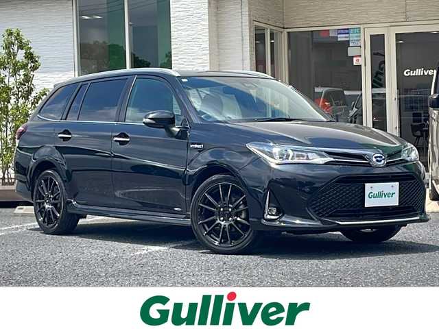 トヨタ カローラ フィールダー ハイブリッドG ダブルバイビー 千葉県 2018(平30)年 2.5万km ブラックマイカ ナビNSCD-W66 バックカメラ クルコン セーフティセンス ビルトインETC レーンアシスト 衝突被害軽減 クリアランスソナー オートハイビーム PKSB weds17インチAW LEDライト