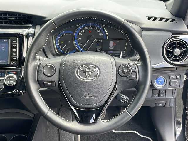 トヨタ カローラ フィールダー ハイブリッドG ダブルバイビー 千葉県 2018(平30)年 2.5万km ブラックマイカ ナビNSCD-W66 バックカメラ クルコン セーフティセンス ビルトインETC レーンアシスト 衝突被害軽減 クリアランスソナー オートハイビーム PKSB weds17インチAW LEDライト