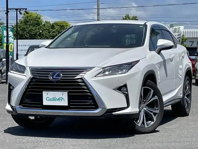 レクサス ＲＸ 450h バージョンL 道央・札幌 2016(平28)年 9万km ソニッククォーツ ４WD/純正SDナビ/AM/FM/CD/DVD/BT/フルセグ/ブルーレイ/ETC/全方位カメラ/プッシュスタート/MTモード付AT/100V充電/アイドリングストップ/AAC/クルーズコントロール/ステアリングスイッチ/コーナーセンサー