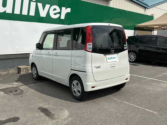 マツダ フレアワゴン ISリミテッド 福島県 2012(平24)年 8.6万km ホワイトパール 社外ナビ/（ワンセグ＆CD＆ラジオ）/左リアパワースライドドア/ハロゲンヘッドライト/フォグランプ/電動格納ミラー/スマートキー/プッシュスタート/Ｗエアバッグ/ＡＢＳ/ドアバイザー/純正フロアマット/取扱説明書