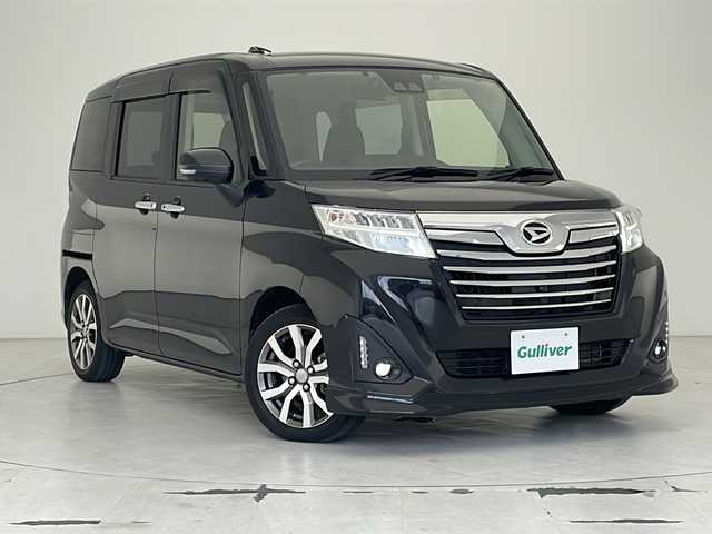 ダイハツ トール カスタムG ターボ SAⅢ 沖縄県 2020(令2)年 1.6万km ブラックマイカメタリック 純正9インチナビ　【NMZL-Y70D】/　(フルセグＴＶ　Ｂｌｕｅｔｏｏｔｈ　ＣＤ／ＤＶＤ)/パノラマビューモニター　/両側パワースライドドア　/ドライブレコーダー　/ＬＥＤヘッドライト　/純正１５インチアルミホイール　/クルーズコントロール/プッシュスタート/スマートキー/スペアキー/ETC