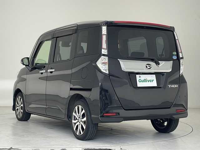 ダイハツ トール カスタムG ターボ SAⅢ 沖縄県 2020(令2)年 1.6万km ブラックマイカメタリック 純正9インチナビ　【NMZL-Y70D】/　(フルセグＴＶ　Ｂｌｕｅｔｏｏｔｈ　ＣＤ／ＤＶＤ)/パノラマビューモニター　/両側パワースライドドア　/ドライブレコーダー　/ＬＥＤヘッドライト　/純正１５インチアルミホイール　/クルーズコントロール/プッシュスタート/スマートキー/スペアキー/ETC