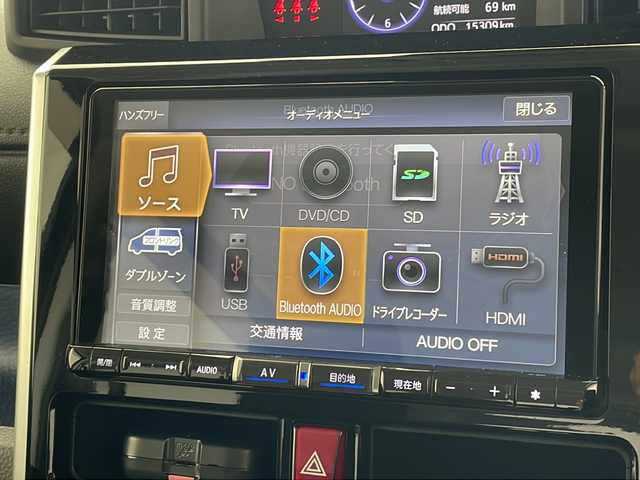 ダイハツ トール カスタムG ターボ SAⅢ 沖縄県 2020(令2)年 1.6万km ブラックマイカメタリック 純正9インチナビ　【NMZL-Y70D】/　(フルセグＴＶ　Ｂｌｕｅｔｏｏｔｈ　ＣＤ／ＤＶＤ)/パノラマビューモニター　/両側パワースライドドア　/ドライブレコーダー　/ＬＥＤヘッドライト　/純正１５インチアルミホイール　/クルーズコントロール/プッシュスタート/スマートキー/スペアキー/ETC