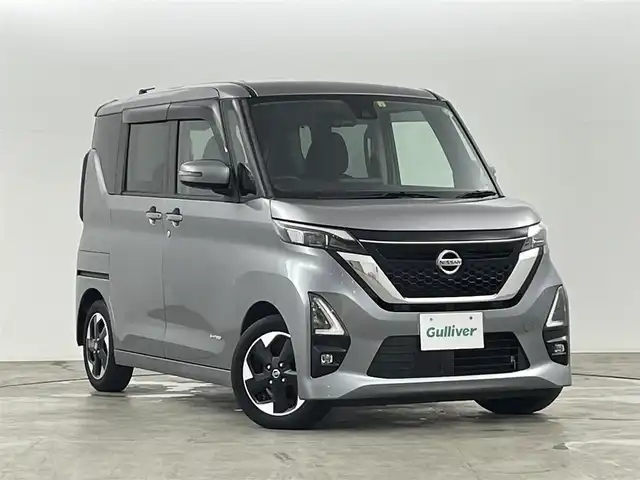 日産 ルークス HWS X プロパイロットED 福島県 2020(令2)年 4.9万km チタニウムグレーメタリック 360°セーフティアシスト/・インテリジェント エマージェンシーブレーキ/・インテリジェント FCW（前方衝突予測警報）/・インテリジェント LI（車線逸脱防止支援システム）/　　　　　　　　　　　　　　　　　　+LDW（車線逸脱警報）/・踏み間違い衝突防止アシスト/・RCTA（後退時車両検知警報）/・ハイビームアシスト/・インテリジェント クルーズコントロール/・標識検知機能/・インテリジェント アラウンドビューモニター/プロパイロット/・セーフティーシールド/純正ナビ　型式：MJ119D-W/・フルセグ/CD/SD/USB/AUX/Bluetooth/両側パワースライドドア/ＬＥＤヘッドライト/・オートライト/・LEDフォグランプ/ステアリングスイッチ/電子パーキング/・オートブレーキホールド/プッシュスタート/・アイドリングストップ/・スマートキー/フロアマット/ドアバイザー/ウィンカーミラー/純正14インチAW/保証書/記録簿