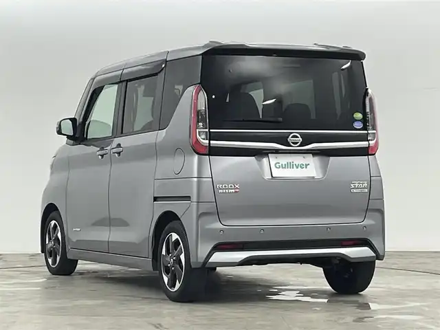 日産 ルークス HWS X プロパイロットED 福島県 2020(令2)年 4.9万km チタニウムグレーメタリック 360°セーフティアシスト/・インテリジェント エマージェンシーブレーキ/・インテリジェント FCW（前方衝突予測警報）/・インテリジェント LI（車線逸脱防止支援システム）/　　　　　　　　　　　　　　　　　　+LDW（車線逸脱警報）/・踏み間違い衝突防止アシスト/・RCTA（後退時車両検知警報）/・ハイビームアシスト/・インテリジェント クルーズコントロール/・標識検知機能/・インテリジェント アラウンドビューモニター/プロパイロット/・セーフティーシールド/純正ナビ　型式：MJ119D-W/・フルセグ/CD/SD/USB/AUX/Bluetooth/両側パワースライドドア/ＬＥＤヘッドライト/・オートライト/・LEDフォグランプ/ステアリングスイッチ/電子パーキング/・オートブレーキホールド/プッシュスタート/・アイドリングストップ/・スマートキー/フロアマット/ドアバイザー/ウィンカーミラー/純正14インチAW/保証書/記録簿