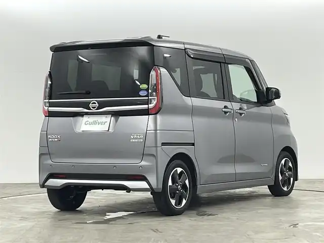 日産 ルークス HWS X プロパイロットED 福島県 2020(令2)年 4.9万km チタニウムグレーメタリック 360°セーフティアシスト/・インテリジェント エマージェンシーブレーキ/・インテリジェント FCW（前方衝突予測警報）/・インテリジェント LI（車線逸脱防止支援システム）/　　　　　　　　　　　　　　　　　　+LDW（車線逸脱警報）/・踏み間違い衝突防止アシスト/・RCTA（後退時車両検知警報）/・ハイビームアシスト/・インテリジェント クルーズコントロール/・標識検知機能/・インテリジェント アラウンドビューモニター/プロパイロット/・セーフティーシールド/純正ナビ　型式：MJ119D-W/・フルセグ/CD/SD/USB/AUX/Bluetooth/両側パワースライドドア/ＬＥＤヘッドライト/・オートライト/・LEDフォグランプ/ステアリングスイッチ/電子パーキング/・オートブレーキホールド/プッシュスタート/・アイドリングストップ/・スマートキー/フロアマット/ドアバイザー/ウィンカーミラー/純正14インチAW/保証書/記録簿