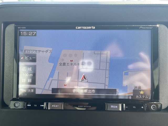 スズキ スペーシア HYBRID G 香川県 2018(平30)年 5.1万km ブルーイッシュブラックパール3 社外ナビ/フルセグTV/ETC/両側スライドドア/コーナーセンサー/車線逸脱/衝突軽減ブレーキ/オートライト