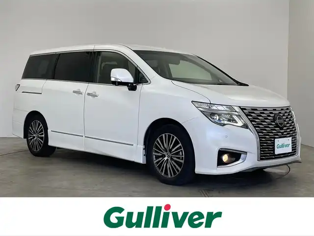 日産 エルグランド 250ハイウェイスターS 埼玉県 2021(令3)年 3.9万km ピュアホワイトパール 社外SDナビ/ CD DVD フルセグTV Bluetooth/社外フリップダウンモニター/アラウンドビューモニター/エマージェンシーブレーキ/レーダークルーズコントロール/クリアランスソナー /両側パワースライドドア/ハーフレザーシート /LEDオートライト/ETC