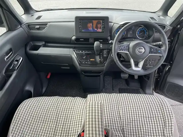 日産 ルークス HWS Gターボ プロパイロットED 長野県 2020(令2)年 7.7万km アッシュブラウンM 純正ナビ（FM/AM、BT、IPOD、AUX）/バックカメラ、全方位モニター/フルセグテレビ/アイドリングストップ/前席シートヒーター/横滑り防止装置/ハンズフリー/両側パワースライドドア/前後コーナーセンサー/衝突軽減システム/ダブルサイドエアバック/カーテンエアバック/LEDオートライト/純正フロアマット/純正１５AW/革ステアリング/保証書、取扱説明書