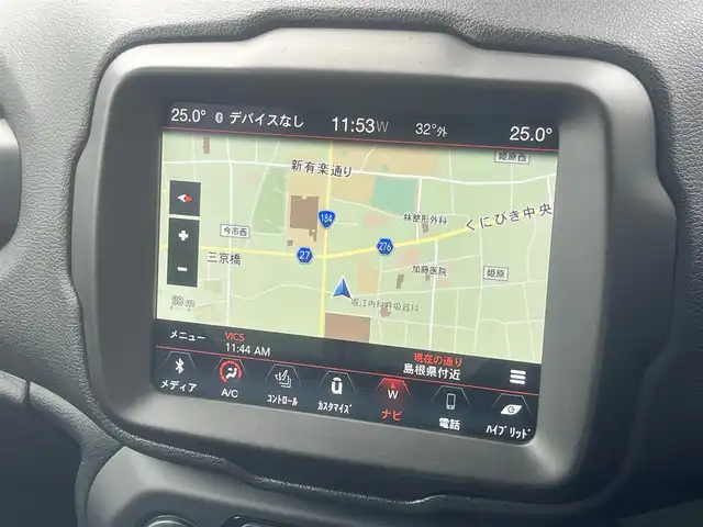 クライスラー・ジープ ジープ レネゲード リミテッド 4xe 島根県 2020(令2)年 5.3万km 黒 4WD/純正ナビ　/(ワンセグＴＶ/Ｂｌｕｅｔｏｏｔｈ接続)　/レザーシート/ビルトインＥＴＣ2.0　/バックカメラ　/前席パワーシート/シートヒーター/ステアリングヒーター　/電動パーキングブレーキ　/アダプティブクルーズコントロール　/リアコーナーセンサー/レーンアシスト/衝突軽減ブレーキ/横滑り防止装置/アイドリングストップ/純正LEDヘッドライト/純正アルミホイール/フロアマット