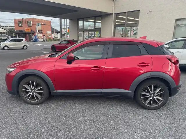 マツダ ＣＸ－３ XD ツーリング 茨城県 2015(平27)年 8.4万km ソウルレッドプレミアムメタリック ワンオーナー/純正ナビ（CD/DVD/BT/ワンセグTV）/BOSEサウンド/ETC/プッシュスタート/ステアリングスイッチ/パドルシフト/クルーズコントロール/BSM/純正ドアバイザー/純正フロアマット/前方ドライブレコーダー/レーダー探知機