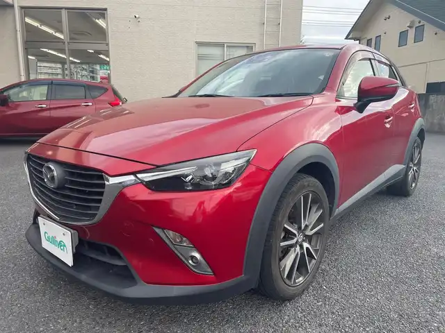マツダ ＣＸ－３ XD ツーリング 茨城県 2015(平27)年 8.4万km ソウルレッドプレミアムメタリック ワンオーナー/純正ナビ（CD/DVD/BT/ワンセグTV）/BOSEサウンド/ETC/プッシュスタート/ステアリングスイッチ/パドルシフト/クルーズコントロール/BSM/純正ドアバイザー/純正フロアマット/前方ドライブレコーダー/レーダー探知機