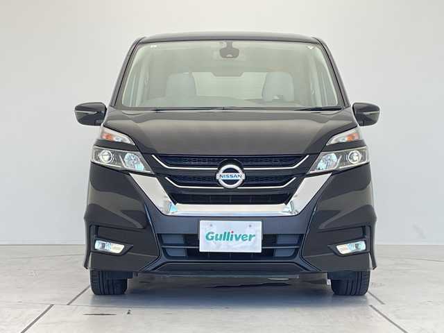 日産 セレナ ハイウェイスター 愛知県 2017(平29)年 7.9万km ダイヤモンドブラック 純正9型ナビ/フリップダウンモニター/両側パワースライドドア/クルーズコントロール/バックカメラ/コーナーセンサー/純正アルミホイール/LEDヘッドライト/オートライト/ドライブレコーダー/ETC/衝突軽減システム/フルセグ/CD DVD/Bluetooth/ステアリングスイッチ/スマートキー/プッシュスタート