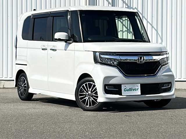 ホンダ Ｎ ＢＯＸ カスタム G L ホンダセンシング 愛媛県 2018(平30)年 5.6万km プラチナホワイトパール 純正SDナビ/Bluetooth/CD/DVD/フルセグ/USB/バックカメラ/ETC/クルーズコントロール追従有/純正フロアマット/両側パワースライドドア/社外14インチAW/コーナーセンサー後ろのみ/オートライト/オートLEDヘッドライト/レーンキープアシスト/フォグランプ/スマートキー/アイドリングストップ/プッシュスタート